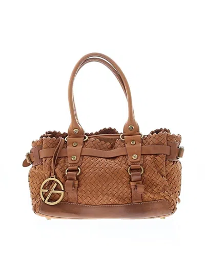 Pre-owned Francesco Biasia Leather Shoulder Bag In Brown