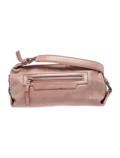 Pre-owned Francesco Biasia Leather Shoulder Bag In Pink