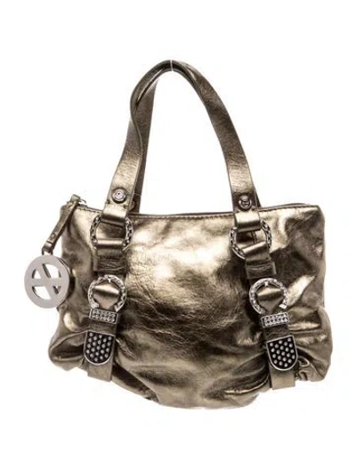 Pre-owned Francesco Biasia Leather Top Handle Bag