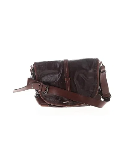 Pre-owned Francesco Biasia Messenger In Brown