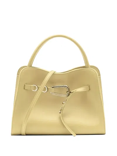 Francesco Biasia Top Handle Tote Bag In Yellow