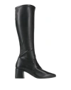 Francesco Brunelli Woman Boot Black Size 8 Textile Fibers In Black