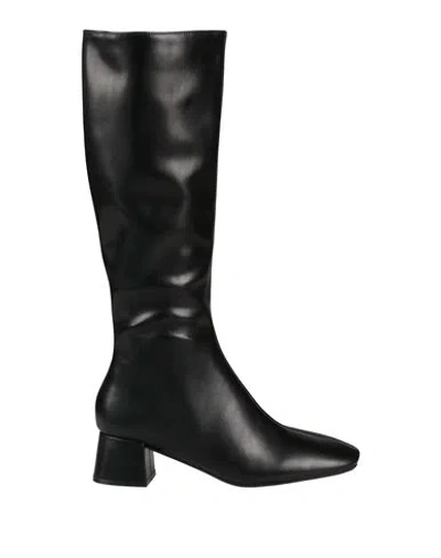 Francesco Milano Woman Boot Black Size 7 Leather
