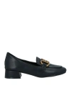 Francesco Milano Woman Loafers Black Size 8 Leather In Black