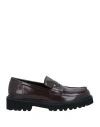 Francesco Milano Woman Loafers Brown Size 11 Leather In Brown