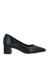 Francesco Milano Woman Pumps Black Size 8 Leather