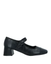 Francesco Milano Woman Pumps Black Size 8 Leather In Black
