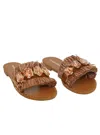 Francesco Milano Women's Slippers  Y21-05k Skin In Brown