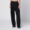 Francesco Murano Black Pants With Darts In Black