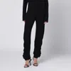 Francesco Murano Black Pants With Draping In Black
