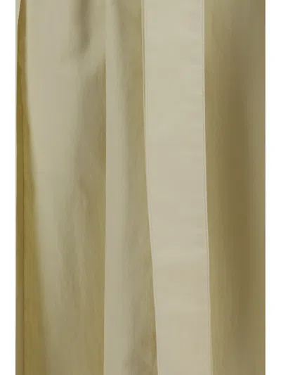 Francesco Murano Cotton-nylon Blend Trench Coat In Cream