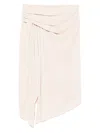 Francesco Murano Draped Asymmetric Skirt
