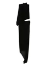 Francesco Murano Draped One-shoulder Maxi Dress