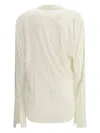 Francesco Murano Draped Top In Neutral
