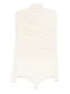 Francesco Murano Long-sleeve Top In Neutral