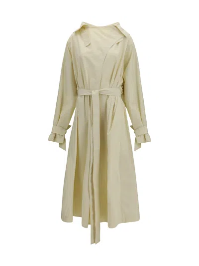 Francesco Murano Oversized Cotton-nylon Blend Trench Coat In Neutral