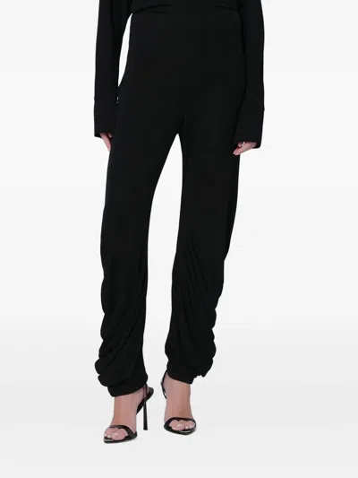 FRANCESCO MURANO RUCHED DETAIL TROUSERS