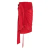 Francesco Murano Draped Asymmetric Skirt
