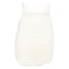 Francesco Murano Stretch Jersey Skirt In White