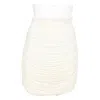 Francesco Murano Stretch Jersey Skirt In White