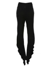 Francesco Murano Viscose Jersey Trousers In Black