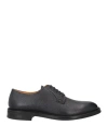 Francesco Pace Man Lace-up Shoes Midnight Blue Size 6 Leather