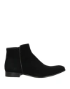 Francesco Pace Woman Ankle Boots Black Size 6 Leather