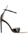 Francesco Russo 105mm Patent Leather Ankle-strap Pumps