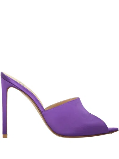FRANCESCO RUSSO 115MM LEATHER SANDALS