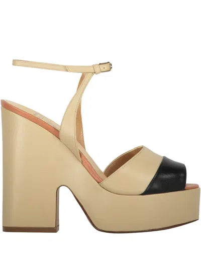 FRANCESCO RUSSO 120MM LEATHER SANDALS