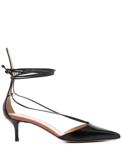 Francesco Russo 60mm Leather Pumps In Black