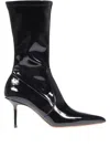 Francesco Russo 70mm Patent-leather Ankle Boots In Black