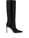 Francesco Russo 75mm Stiletto Knee-high Boots In Black