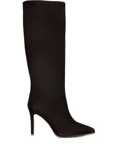 Francesco Russo 80mm Pointed-toe Boots In Black