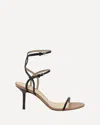 Francesco Russo Woman Sandals Black Size 7 Soft Leather