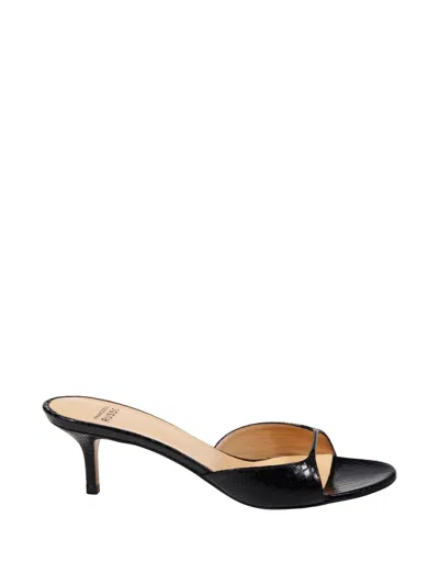 Francesco Russo Cutout Sandals In Black