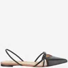 Francesco Russo Slingback Sandals In Black