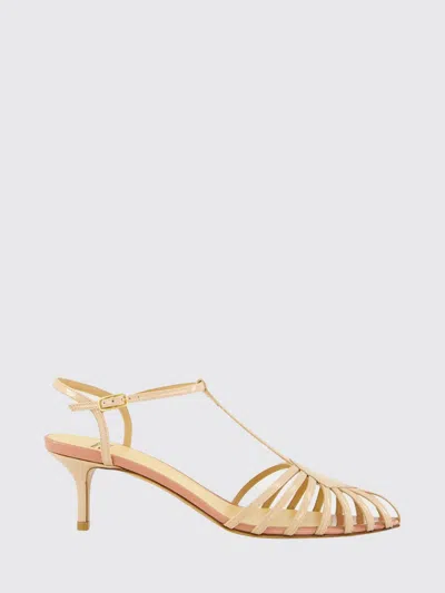 Francesco Russo ヒールサンダル  レディース カラー ベージュ In Yellow