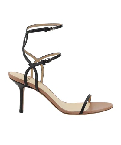 Francesco Russo Round Toe High Heel Sandals