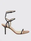 Francesco Russo Woman Sandals Black Size 7 Soft Leather