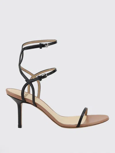 FRANCESCO RUSSO HEELED SANDALS FRANCESCO RUSSO WOMAN COLOR BLACK,H06033002