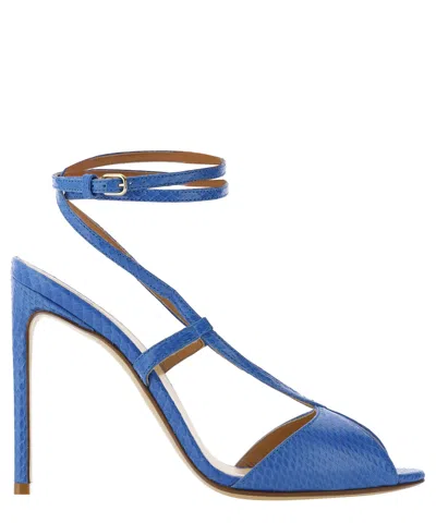 Francesco Russo Sandals In Cobalt Blue