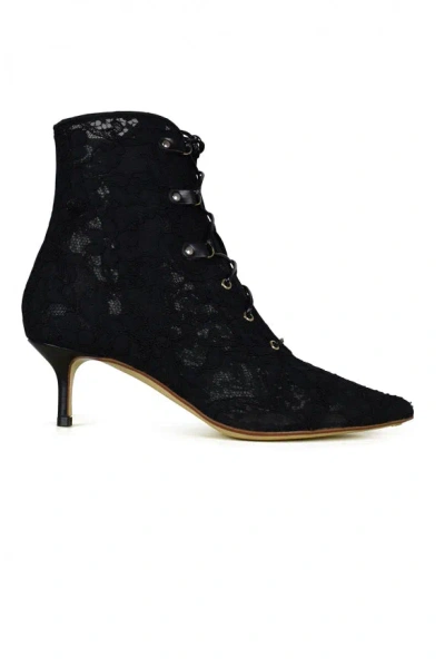 FRANCESCO RUSSO FRANCESCO RUSSO LACE BOOTS