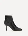 Francesco Russo Leather Ankle Boots In Black