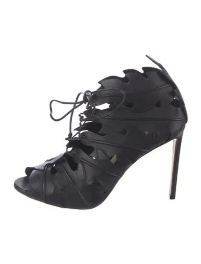 Pre-owned Francesco Russo Leather In Black