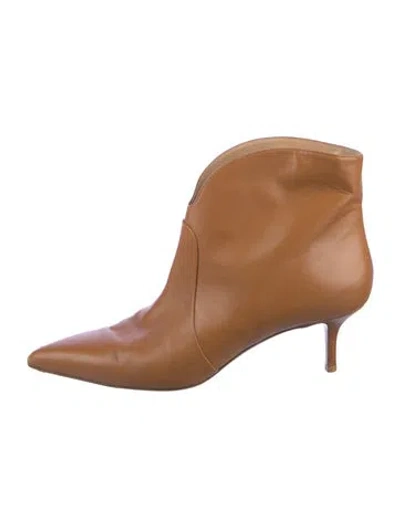 Pre-owned Francesco Russo Leather Boots In Brown