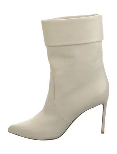 Pre-owned Francesco Russo Leather Boots In Neutral