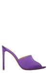 Francesco Russo Woman Sandals Purple Size 5 Textile Fibers In Purple