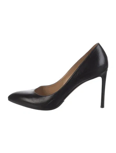 Pre-owned Francesco Russo Leather Pumps In Black