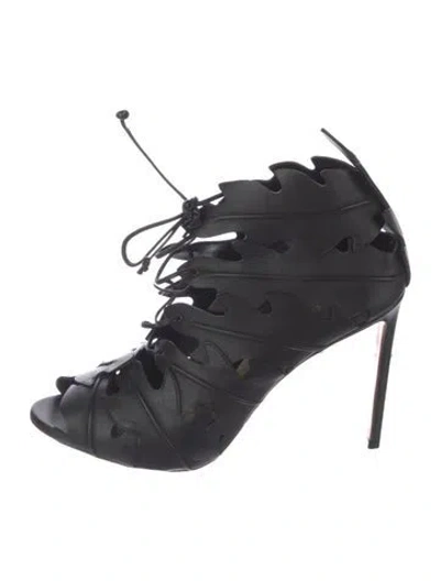 Pre-owned Francesco Russo Leather Pumps In Black